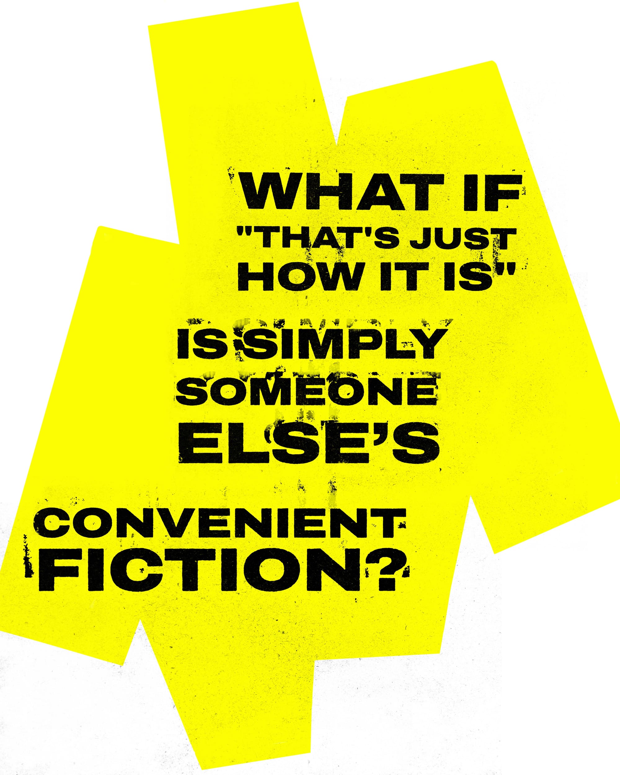 A Convenient Fiction