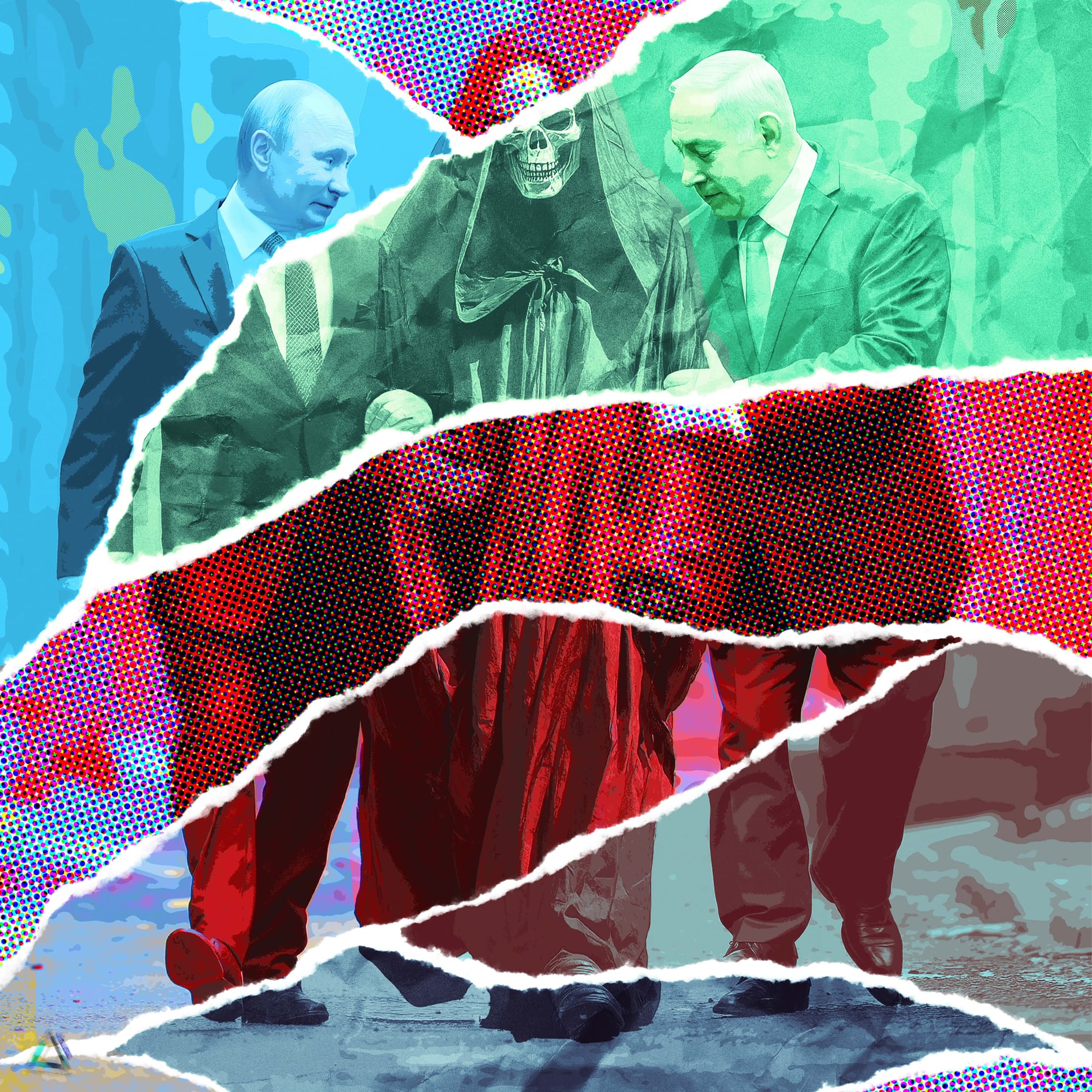 Old Friends Arm in Arm